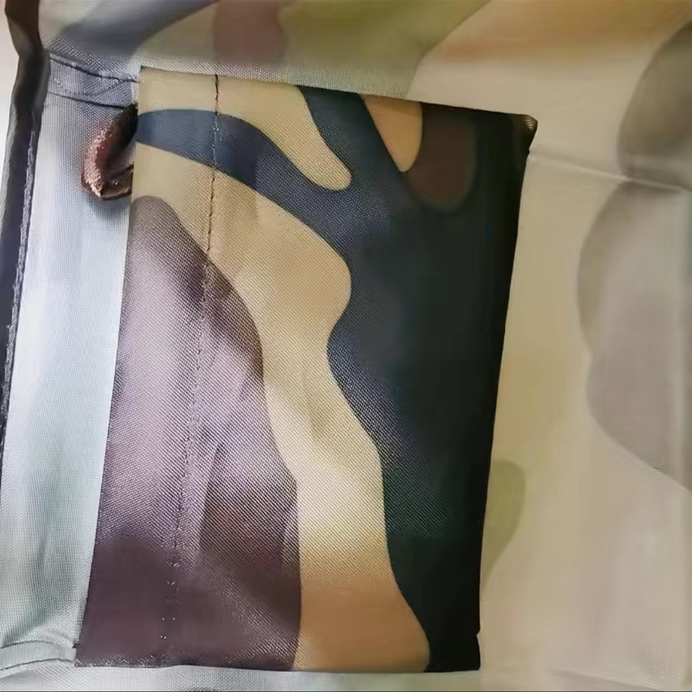 New Camouflage Unisex Large Capacity Polyester Light Foldable Casual Tote Bag - Picture 14 of 16